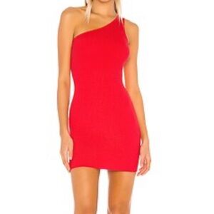 Superdown Vibrant Red Mini Dress